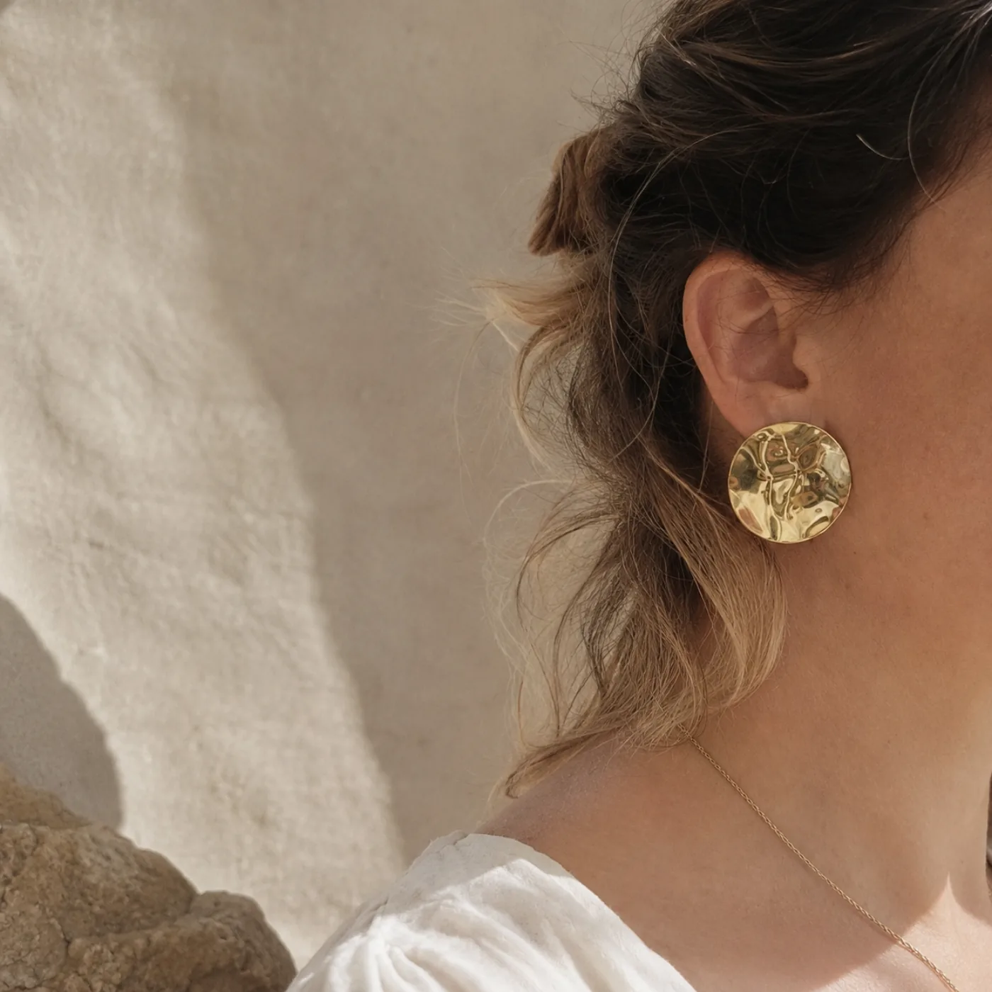 Boucles Soleil martelé