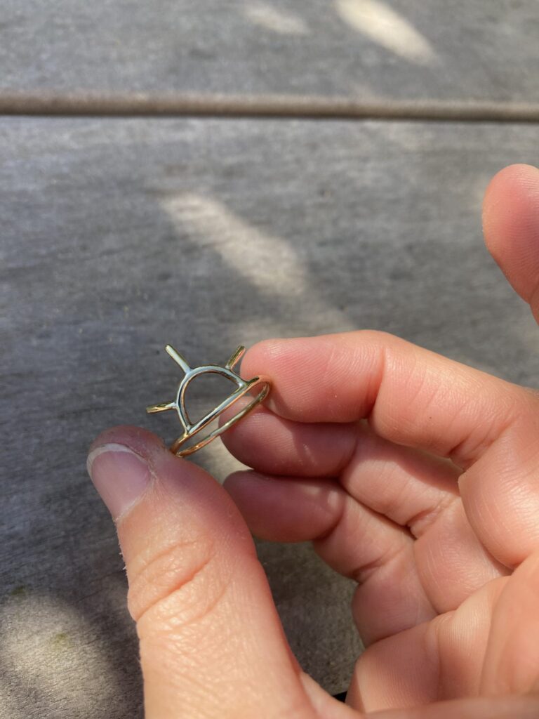 Bague Soleil Eguzkia — vue 2