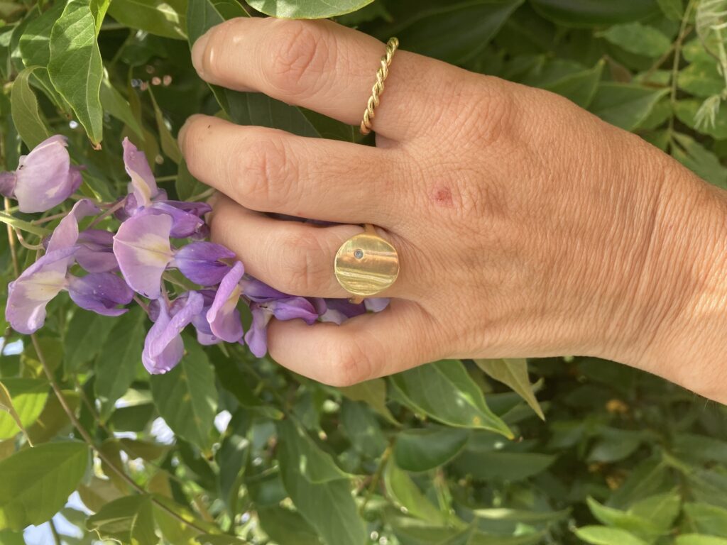 Bague torsade — vue 3