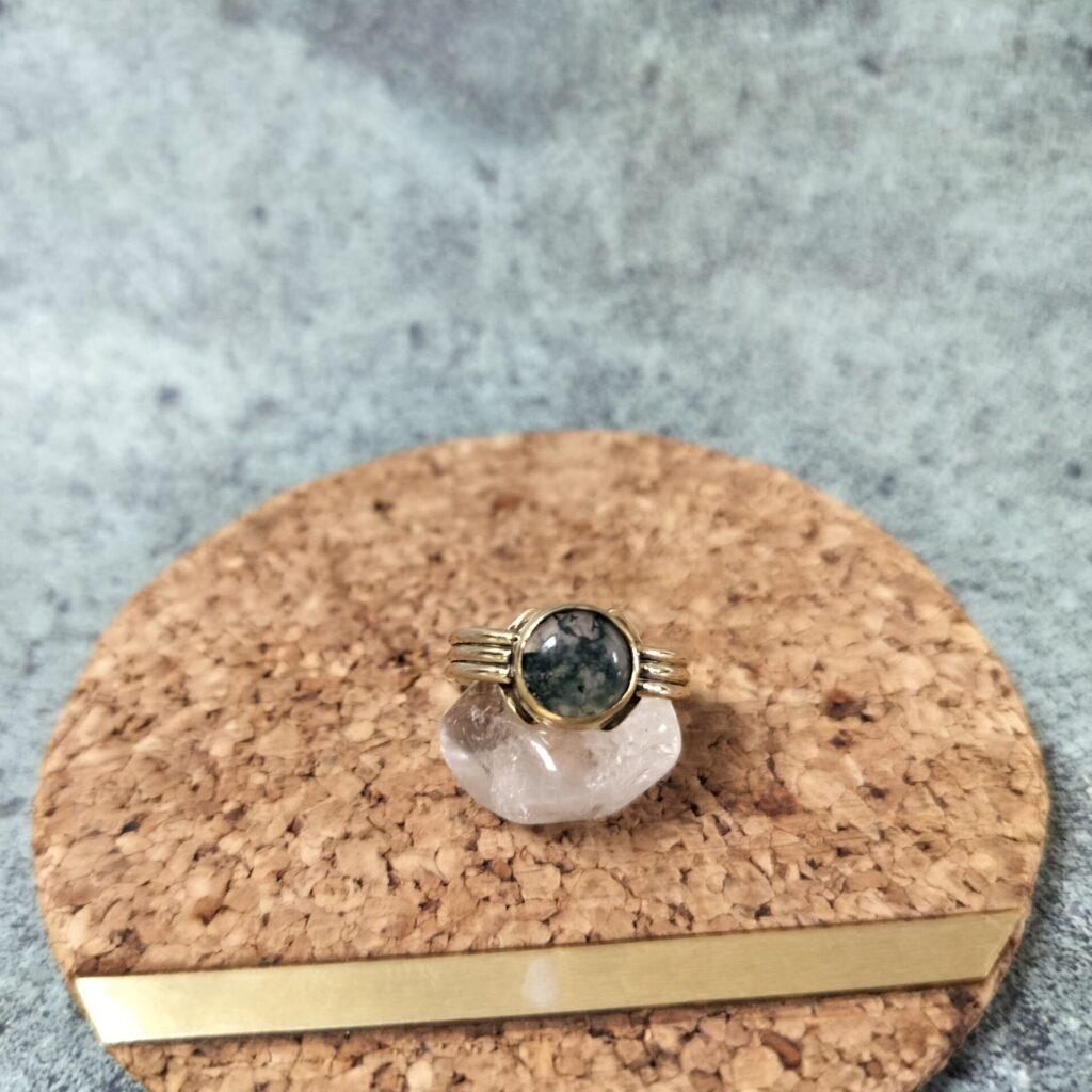 Bague Agate Mousse — vue 2