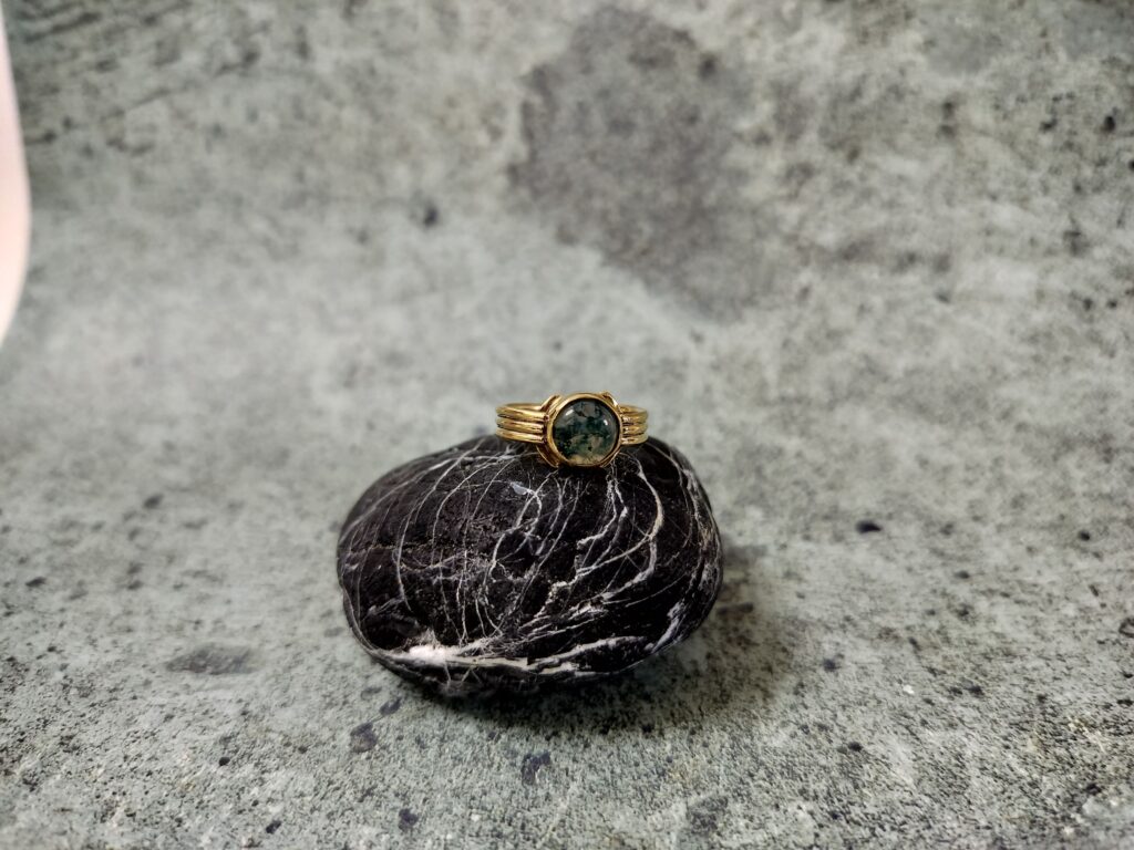 Bague Agate Mousse — vue 3