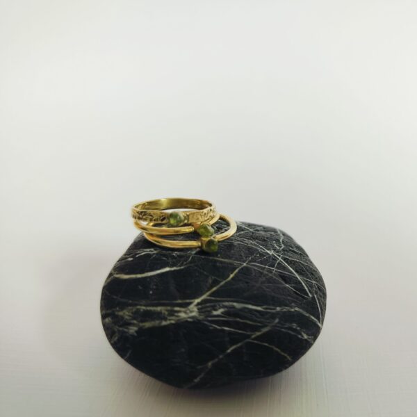 Anneaux fins – olivine